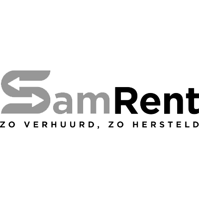 Logo SamRent Marketing en Communicatie Malle
